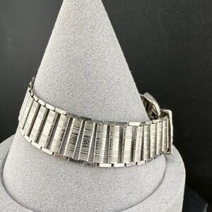 Vintage Goldette Bracelet Silver Tone